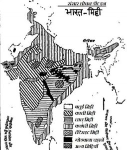 indian soil 1 255x300 - भारत की मिट्टियों के प्रकार और उनका वितरण