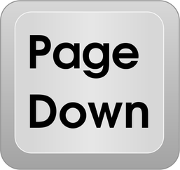 Page down key - MS Excel Shortcut Keys
