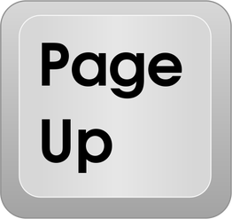 Page up key - MS Excel Shortcut Keys