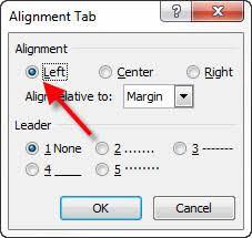 alignment box - Page Number to Header and Footer in MS Word 2013