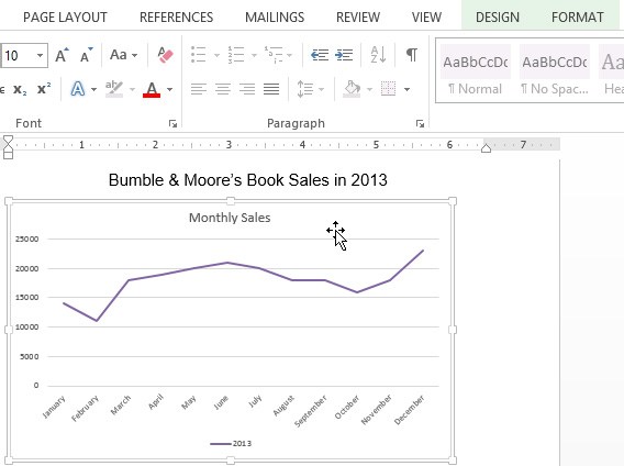 charts type select chart2 - How to Modifying Chart in MS Word