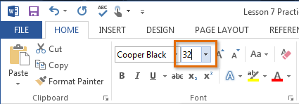format font size font box - How to Format Text in MS Word
