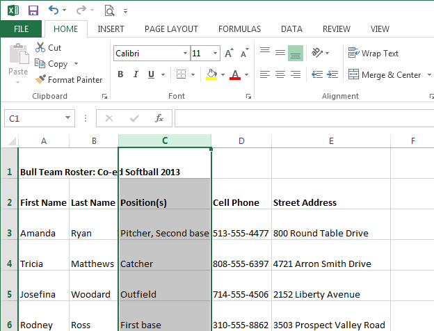 mod move done - Insert, delete, move, and hide or UN hide Rows and Columns in MS Excel