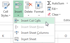 mod move insert - Insert, delete, move, and hide or UN hide Rows and Columns in MS Excel