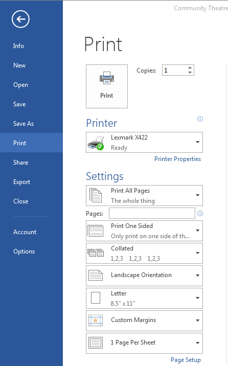 print backstage background2 1 - How to Print Document in MS Word