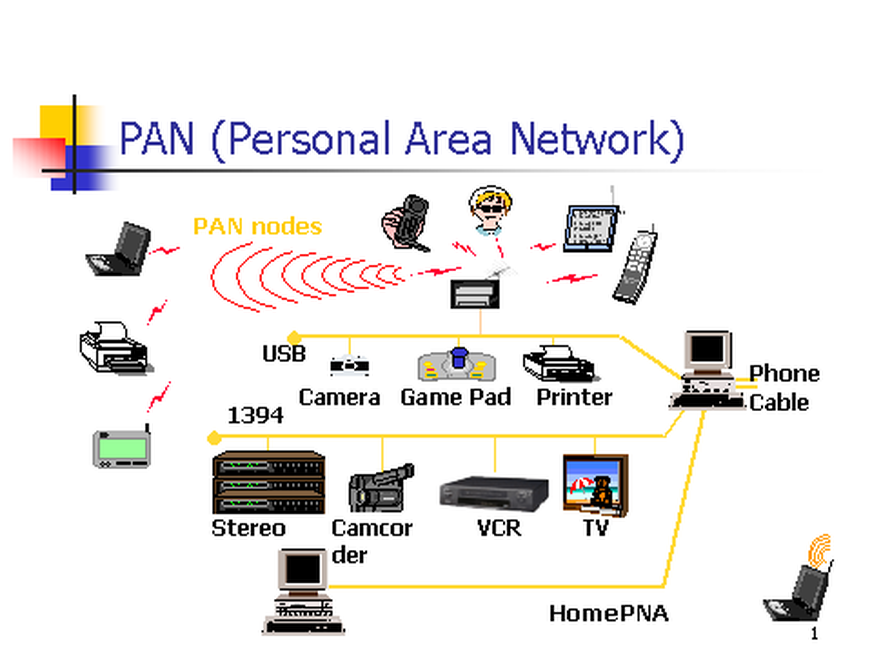 Personal Area Network PAN - Introduction to Computer Networks | कम्प्यूटर नेटवर्क का परिचय