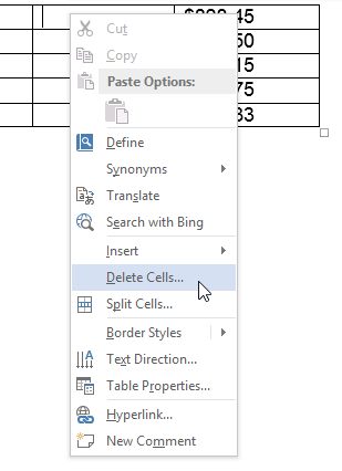 table delete cells - table_delete_cells