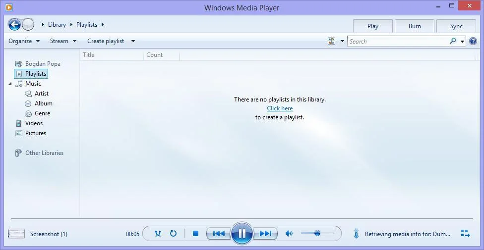 Using A Music Player Windows Media Player - Using A Music Player