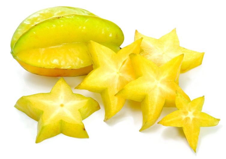 Starfruit - फलों के नाम हिंदी और इंग्लिश में