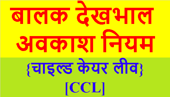 CCL Leave Rules in Rajasthan in Hindi